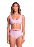 Bikini Marurú Rosado – Tiro Alto & Ajuste Elegante