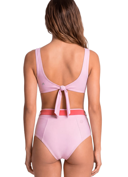 Bikini Marurú Rosado – Tiro Alto & Ajuste Elegante